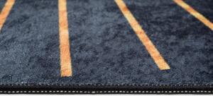 Šedý moderní koberec s jednoduchým vzorem Šířka: 140 cm | Délka: 200 cm