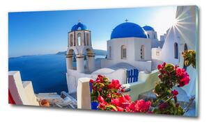 Fotoobraz skleněný na stěnu do obýváku Santorini Řecko osh-87829826