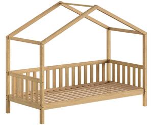 Vipack Dubová dětská postel Nature 90 x 200 cm