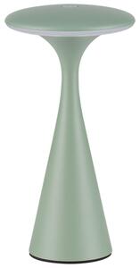 Nova Luce Zelená kovová nabíjecí stolní LED lampa Grigio