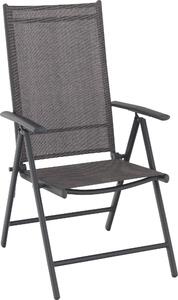 ZAHRADNÍ SKLÁDACÍ KŘESLO, kov, textil Ambia Garden - Zahradní židle skládací