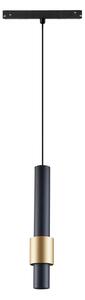 Mantra 8445 Magneto 48V Clifton, černozlatý závěs LED 7W 3000K 38°, on/off, průměr 5,8cm
