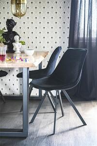 Minimalistická židle Belle - Černá
