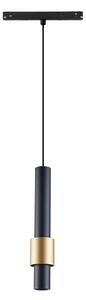 Mantra 8998 Magneto 48V Clifton, černozlatý závěs LED 7W 2700K 38°, TRIAC, průměr 5,8cm