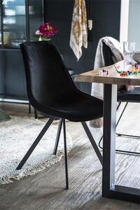 Minimalistická židle Belle - Černá