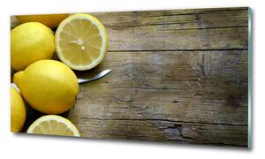 Foto obraz skleněný horizontální Citrony na stromě osh-88521131