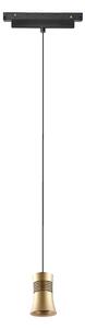 Mantra 8390 Magneto 48V Pagoda, černozlatý závěs LED 12W 3000K 38°, on/off, průměr 7,6cm