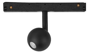 Mantra 8995 Magneto 48V Gruissan, černý spot LED 7W 2700K 38°, TRIAC, průměr 5,5cm