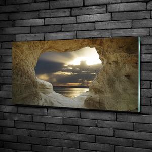 Foto obraz sklo tvrzené Mořská jeskyně osh-88583308