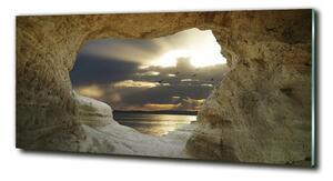 Foto obraz sklo tvrzené Mořská jeskyně osh-88583308