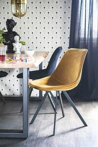 Minimalistická židle Belle - Béžovo-hnědá