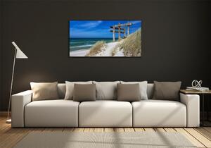 Fotoobraz skleněný na stěnu do obýváku Mořské duny osh-88665850