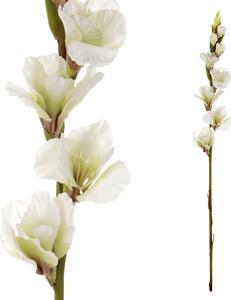 Autronic Gladiola, barva bílá Květina umělá KT7300-WH