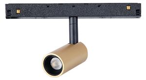 Mantra 8381 Magneto 48V, černozlatý spot LED 5W 3000K 50°, on/off, průměr 3,5cm