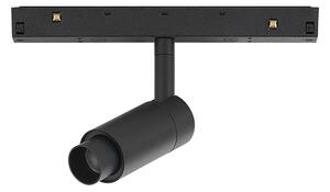 Mantra 9123 Magneto 48V Zoom, černý spot LED 7W 3000K 10-38°, on/off, průměr 3,5cm