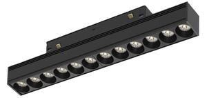Mantra 8320 Magneto 48V, černý lineární modul LED 12W 3000K 50°, on/off, délka 25cm