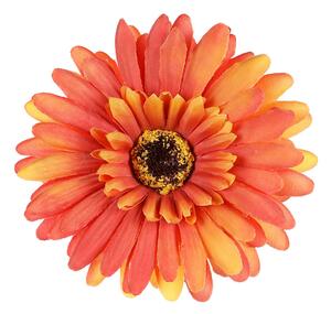 Autronic Gerbera, barva oranžová Květina umělá vazbová Cena za balení 12 kusů KUM3421-ORA