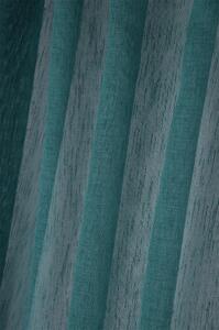 Dekorační záclona s poutky režného vzhledu DERBY zelená 140x260 cm (cena za 1 kus) France