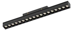 Mantra 8321 Magneto 48V, černý lineární modul LED 18W 3000K 50°, on/off, délka 37cm