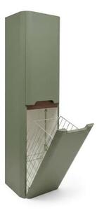 Vysoká skříňka SAT Fusion 40x149x33 cm eukalyptově zelená mat SATFUSIONV40EZK