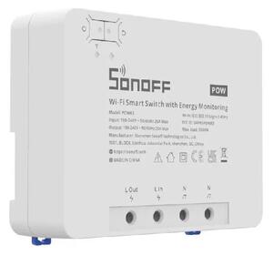 Chytrý vypínač WiFi s monitorováním spotřeby energie Sonoff POWR3 (25A/5500W)