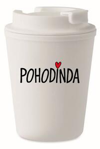 POHODINDA - bílý termohrnek 300 ml