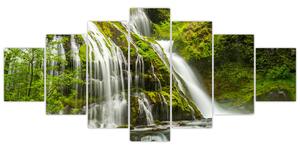 Obraz - Vodopád, Wind River Valley (210x100 cm)