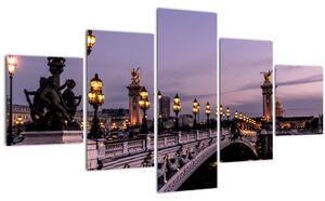 Obraz - Most Alexandra III. v Paříži (125x70 cm)