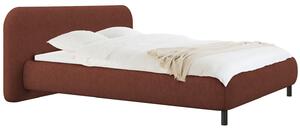 -25 % Dny MOMENTI– noo.ma Cihlová bouclé dvoulůžková postel Mumo 160 x 200 cm