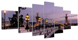 Obraz - Most Alexandra III. v Paříži (210x100 cm)