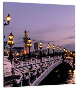 Obraz - Most Alexandra III. v Paříži (30x30 cm)