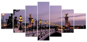 Obraz - Most Alexandra III. v Paříži (210x100 cm)