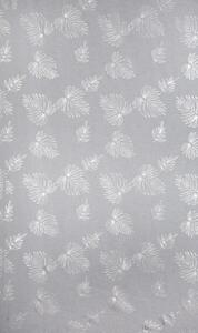 Dekorační vzorovaná záclona s kroužky CESIUM bílá/stříbrná 140x250 cm (cena za 1 kus) MyBestHome