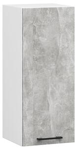 Závěsná kuchyňská skříňka OLIVIA 30x72cm Bílá/Beton