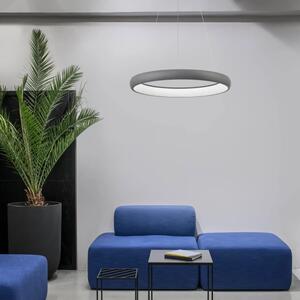 LED lustr Albi 61 světlá šedá