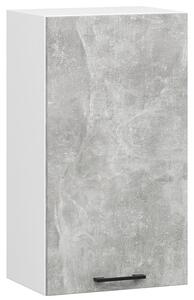 Závěsná kuchyňská skříňka OLIVIA 40x72cm Bílá/Beton