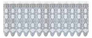 Dekorační vitrážová žakárová záclona PITTER 30 bílá 300x30 cm (cena za spodní díl) MyBestHome