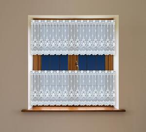 Dekorační vitrážová žakárová záclona HAREM 30 bílá 300x30 cm (cena za spodní díl) MyBestHome
