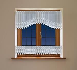 Dekorační vitrážová žakárová záclona THOSUND 30 bílá 300x30 cm (cena za spodní díl) MyBestHome