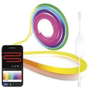 Emos ZPW313I GO SMART - LED RGB ohebný pásek NEON, stmívatelný, WIFI, 3 metry (Ohebný neonový pásek ovládaný mobilní aplikací)