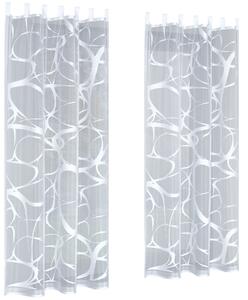 Dekorační záclona s poutky SONNA bílá 150x250 cm (cena za 1 kus) MyBestHome