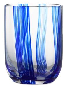 Normann Copenhagen Sklenice Stripe Glass, blue stripes