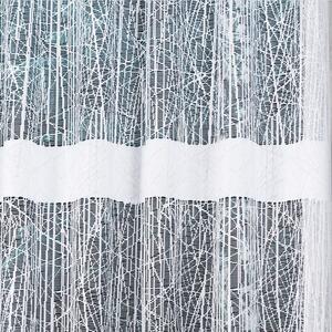 Bílá žakárová záclona VIKTORIA 310x160 cm