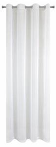 Dekorační dlouhá záclona s kroužky ABIGAIL bílá 140x250 cm (cena za 1 kus) MyBestHome