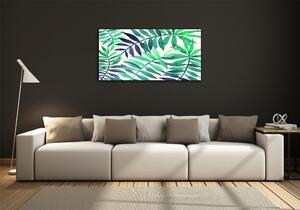 Fotoobraz skleněný na stěnu do obýváku Tropické listí osh-89951798