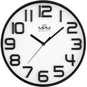 MPM Designové analogové nástěnné hodiny E01.4232.9000 SKLAD