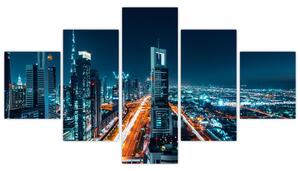 Obraz - Dubajská noc (125x70 cm)