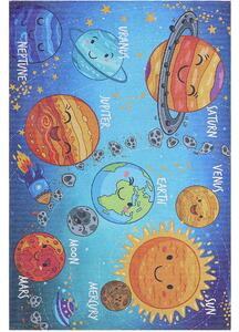 Breno Kusový koberec TORINO KIDS 230/solar system, Vícebarevné, 160 x 230 cm