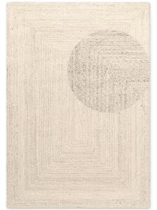 Hanse Home, Kusový koberec Juno 106323 White, 60x90, bílá, chodba / předsíň