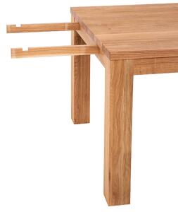 Rozkládací stůl Korund z masivního dubu (deska 4 cm) - 1800x900x40mm